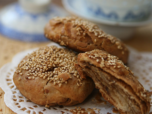 芝麻酱烤烧饼