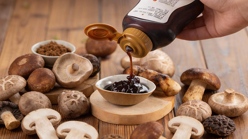 禾然有机松茸素蚝油