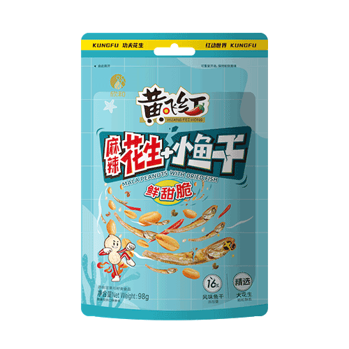 黄飞红麻辣小鱼花生